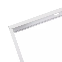Ramka natynkowa do panelu LED 1200x300x50 mm biała aluminium