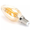 Żarówka LED filamentowa 4W E14 2200K 400lm ściemnialna bursztynowa