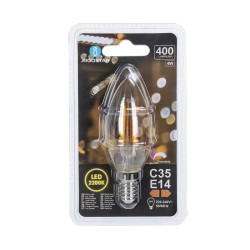 Żarówka LED filamentowa 4W E14 2200K 400lm ściemnialna bursztynowa