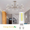 Żarówka LED G9 3,5W 6500K zimna barwa 350lm biała i żółta