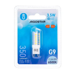 Żarówka LED G9 3,5W 6500K zimna barwa 350lm biała i żółta