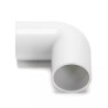 Kolanko PVC białe 25 mm fi 4 sztuki do instalacji wewnętrznych