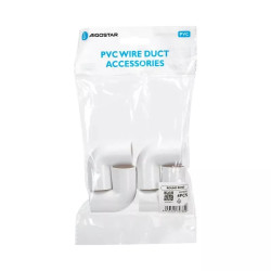 Kolanko PVC białe 25 mm fi 4 sztuki do instalacji wewnętrznych