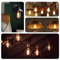 Żarówka filamentowa LED ST64 E27 8W 2200K bursztynowa 800 lm