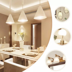 Żarówka LED E27 9W 4000K 840lm biała do wnętrz z matową bańką