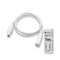 Przewód łączący 1m biały do lamp i listew LED PVC IP20