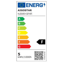 Żarówka LED E27 4,5W 2700-6500K bursztynowa sterowana Wi-Fi