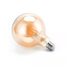 Żarówka LED filamentowa bursztynowa G125 E27 8W 2200K 720lm