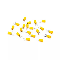 Zaciski preizolowane tłoczone SV5.5-6 20 sztuk żółte do przewodów 4-6mm²