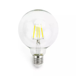 Żarówka LED filament G95 E27 4W 6500K 470lm zimna barwa