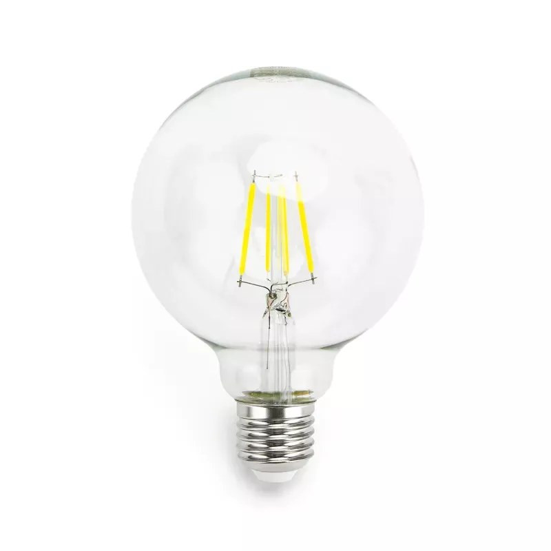 Żarówka LED filament G95 E27 4W 6500K 470lm zimna barwa