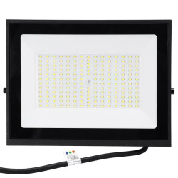 Halogen LED 100W zimna barwa 6500K 9000lm IP65 czarny slim