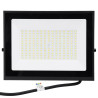 Halogen LED 100W zimna barwa 6500K 9000lm IP65 czarny slim