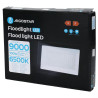 Halogen LED 100W zimna barwa 6500K 9000lm IP65 czarny slim