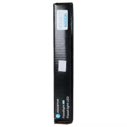 Halogen LED 100W zimna barwa 6500K 9000lm IP65 czarny slim