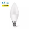 Żarówka LED świeczka C37 4W E14 ciepła 3000K 340lm biała