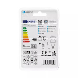 Żarówka LED 8W E27 A60 z czujnikiem zmierzchu zimna biała 730lm