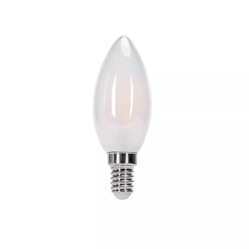 Żarówka LED C35 E14 4,9W 1800K 380lm matowa biała do wnętrz