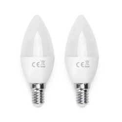 Żarówki LED E14 10W 3000K 935lm 2 sztuki białe do wnętrz