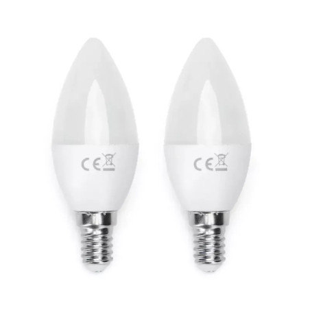 Żarówki LED E14 10W 3000K 935lm 2 sztuki białe do wnętrz