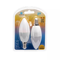 Żarówki LED E14 10W 3000K 935lm 2 sztuki białe do wnętrz