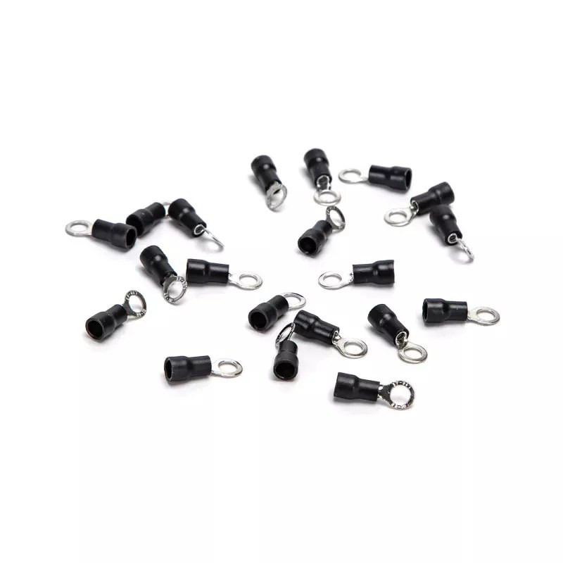 Zaciski tłoczone RV3.5-5 czarne 20 sztuk do przewodów 2.5-4 mm²