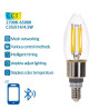 Żarówka LED C35 4,5W Bluetooth Mesh E14 2700-6500K regulacja barwy