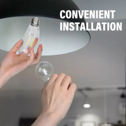 Żarówka LED Filament ST64 E27 4W 6500K 500lm zimna barwa