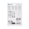 Lampka nocna LED 3,5W 6500K 220lm na baterie AAA 4 szt. biała