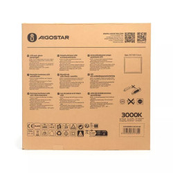 Panel LED 595x595mm 28W ciepła barwa 3000K 4760lm biały