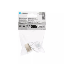 Oprawka ceramiczna GU10 do żarówek LED z kablem 15 cm, 60 W, biała
