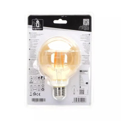 Żarówka LED Filament G95 E27 8W 2200K bursztynowa 720lm do wnętrz