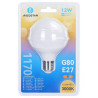 Żarówki LED G80 E27 12W 3000K 2 sztuki białe do pomieszczeń