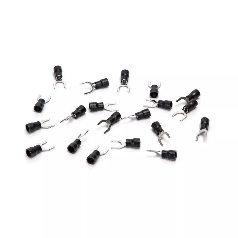 Zaciski preizolowane SV1.25-6 czarne do przewodów 0,5-1,5 mm² 20 sztuk