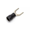 Zaciski preizolowane SV1.25-6 czarne do przewodów 0,5-1,5 mm² 20 sztuk