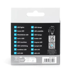 Żarówki LED E27 11W zimna biel 6500K 2 sztuki G45 1060 lm