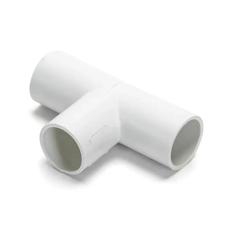 Kolanko trójnikowe do peszla kablowego PVC 16 mm biały 4 sztuki