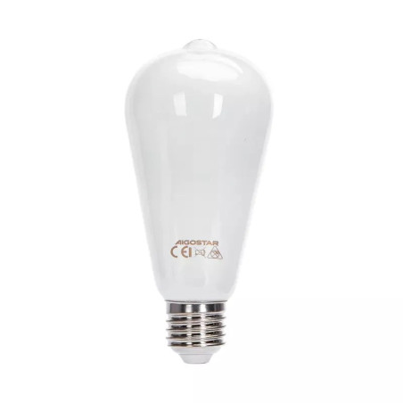 Żarówka LED Filament ST64 E27 8W 6500K 950lm mlecznobiała