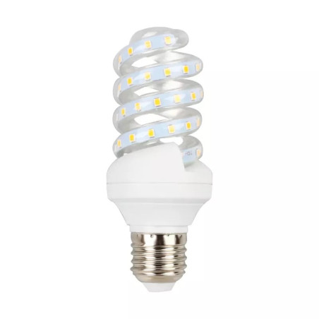 Żarówka LED spiralna 9W E27 zimne światło 6500K 840lm przezroczysta