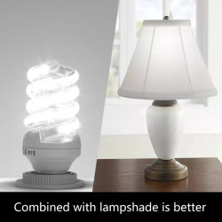 Żarówka LED spiralna 9W E27 zimne światło 6500K 840lm przezroczysta