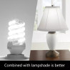 Żarówka LED spiralna 9W E27 zimne światło 6500K 840lm przezroczysta