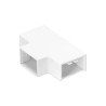 Listwa PVC 25x16 mm biała z kolankiem i trójnikiem 4 elementy do wnętrz