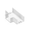 Listwa PVC 25x16 mm biała z kolankiem i trójnikiem 4 elementy do wnętrz