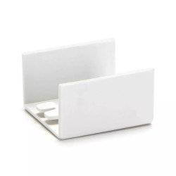 Łącznik prosty kwadratowy z PVC do korytek 25x16 mm biały 4 sztuki