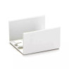 Łącznik prosty kwadratowy z PVC do korytek 25x16 mm biały 4 sztuki