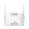 Łącznik prosty kwadratowy z PVC do korytek 25x16 mm biały 4 sztuki