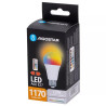 Żarówka LED A60 E27 12W RGB + 3000K 1170lm z pilotem biała