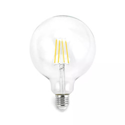 Żarówka LED E27 G125 8W 2700K ciepłe światło 880lm przezroczysta