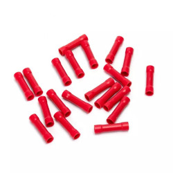Zaciski tłoczone na zimno BV5.5 czerwone 20 sztuk do przewodów 4-6 mm²