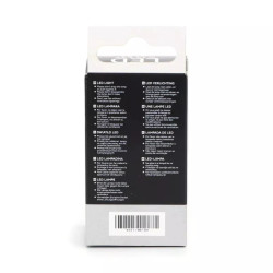Żarówka LED Filament G45 E27 4W zimna barwa 6500K 470lm szklana bańka